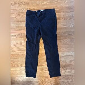 Black Straight-Leg Pants